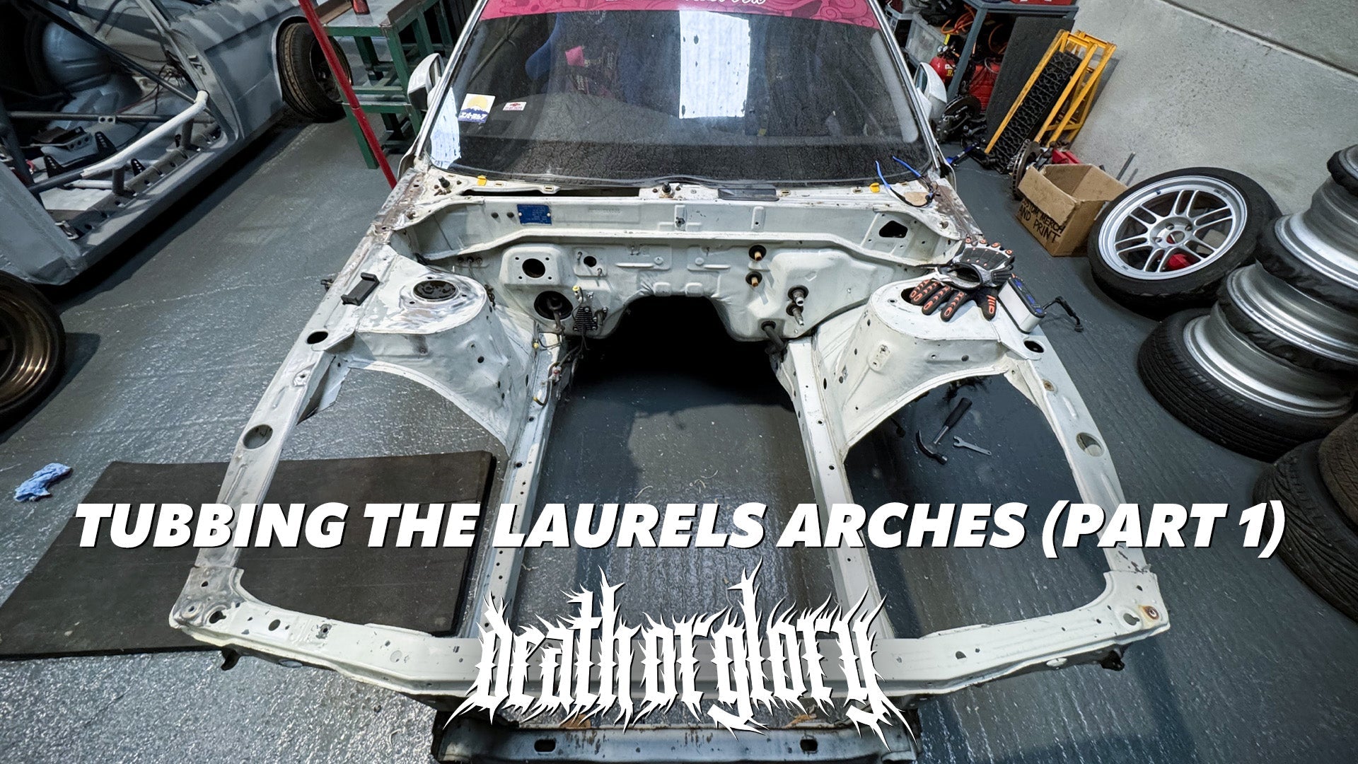 Vlog: Tubbing the arches on my C33 Laurel (Pt. 1)