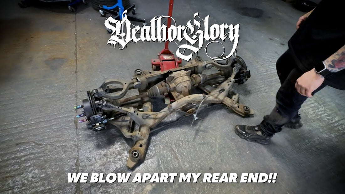 Blowing apart the rear end of my C33 laurel ready for some upgrades