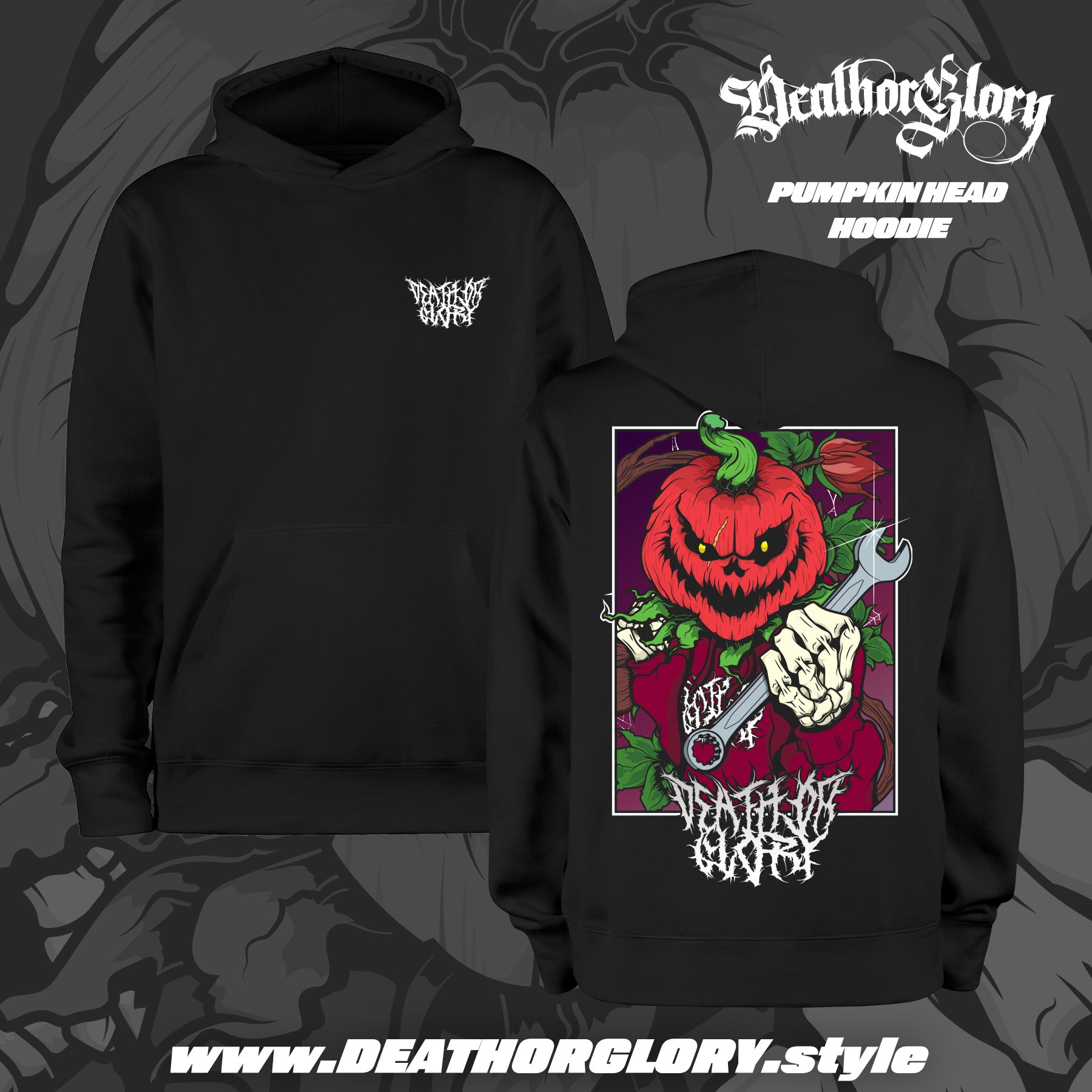 Death or Glory - Pumpkin Head hoodie