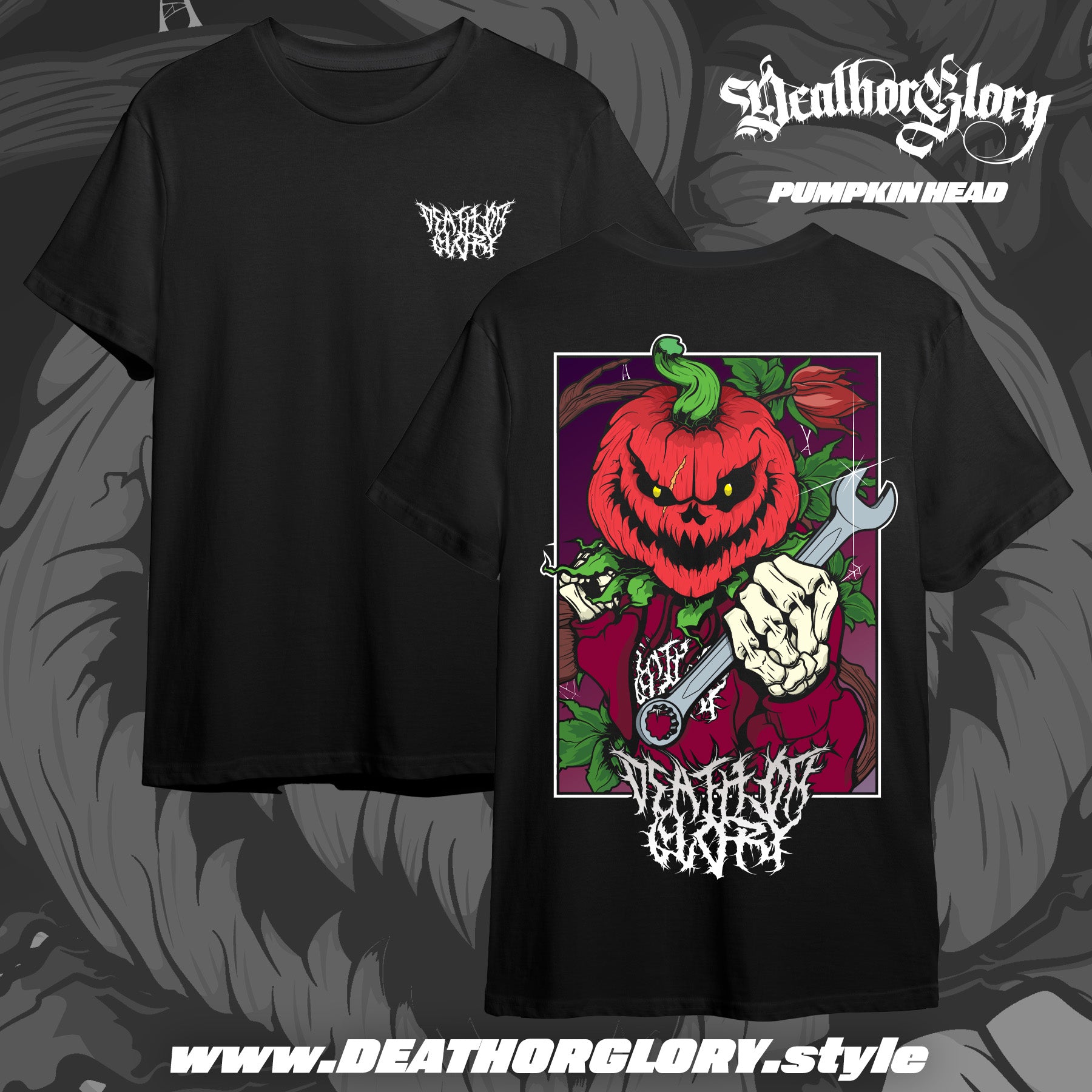 Death or Glory - Pumpkin Head t-shirt