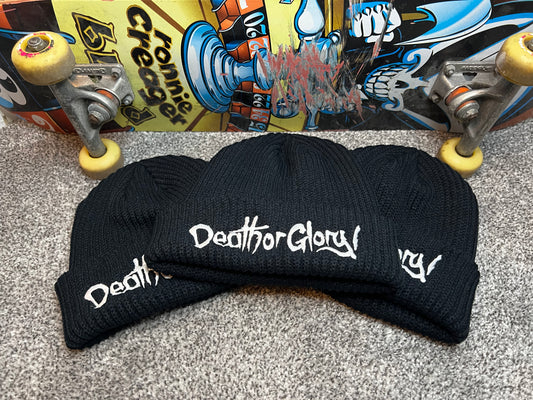 Death or Glory Scrawl logo beanie