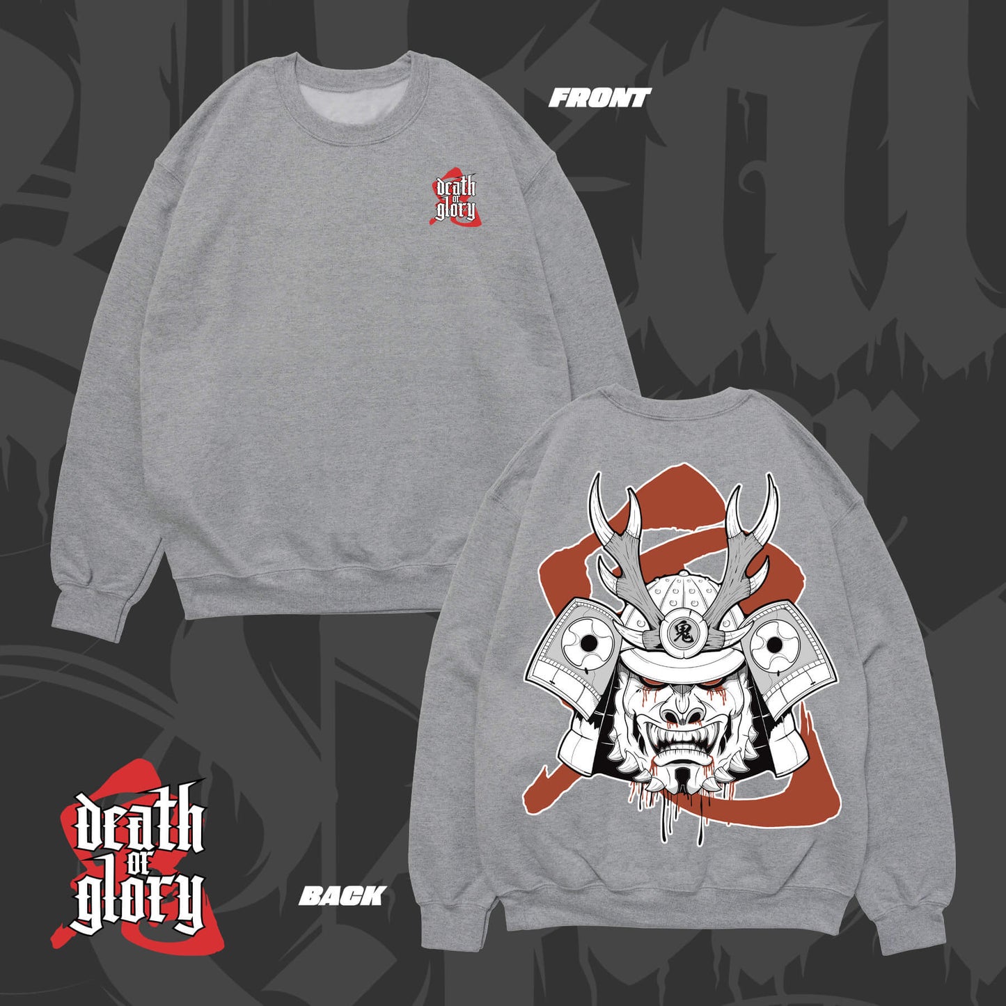 Demon Samurai crew neck