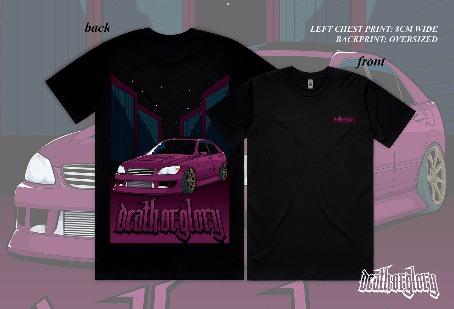 Death or Glory Lexus IS200/300 t-shirt