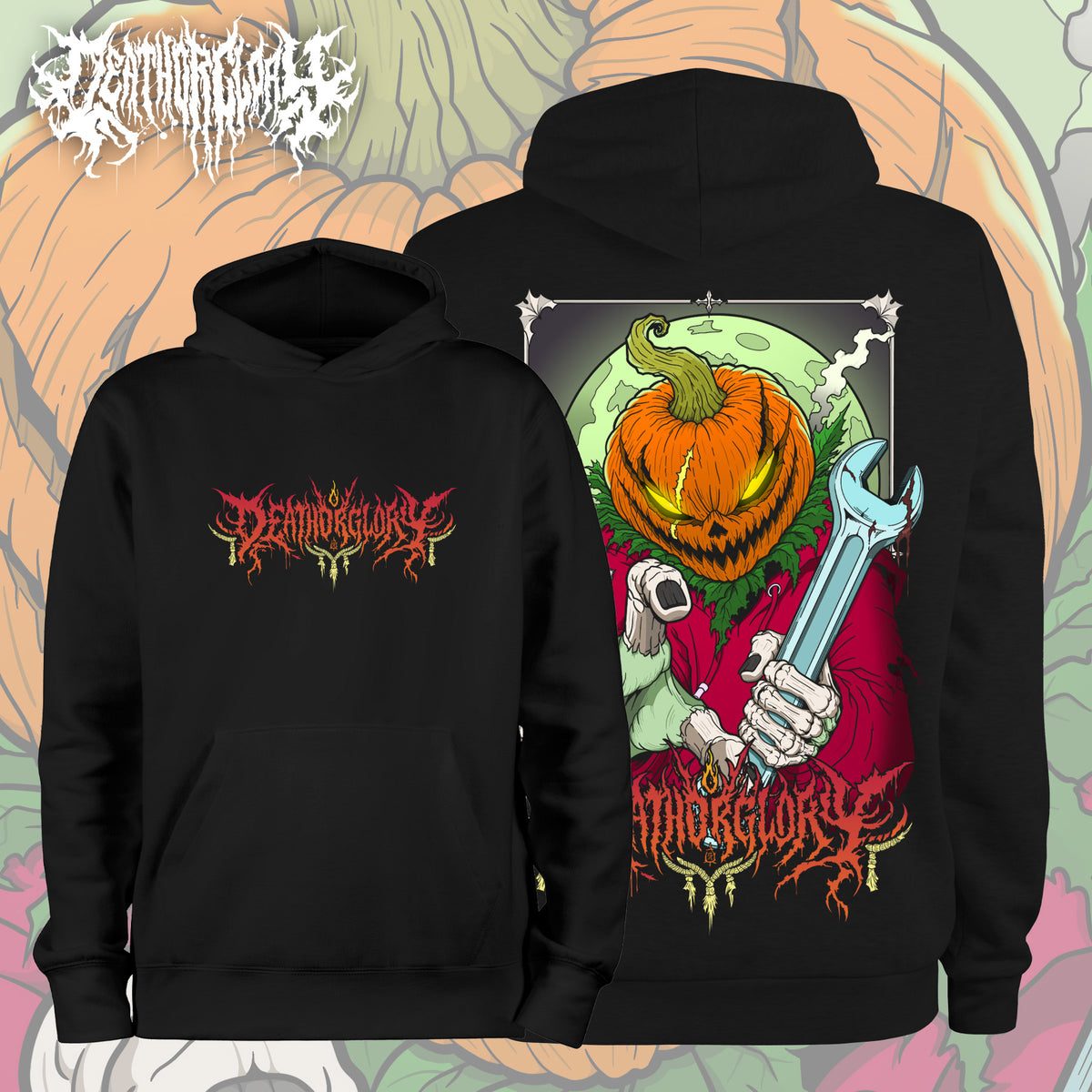 Death or Glory - Pumpkin head hoodie