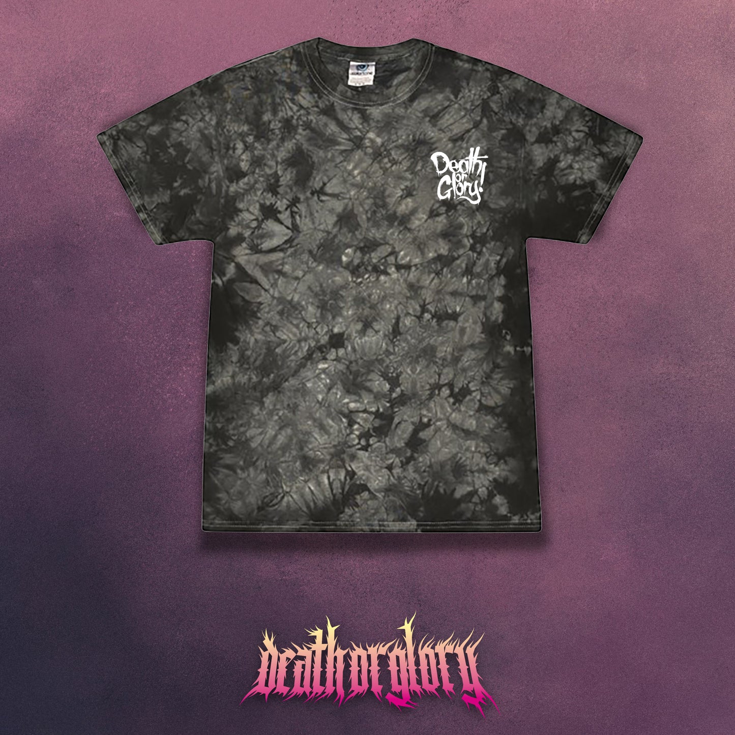 Death or Glory Scrawl left chest logo t-shirt