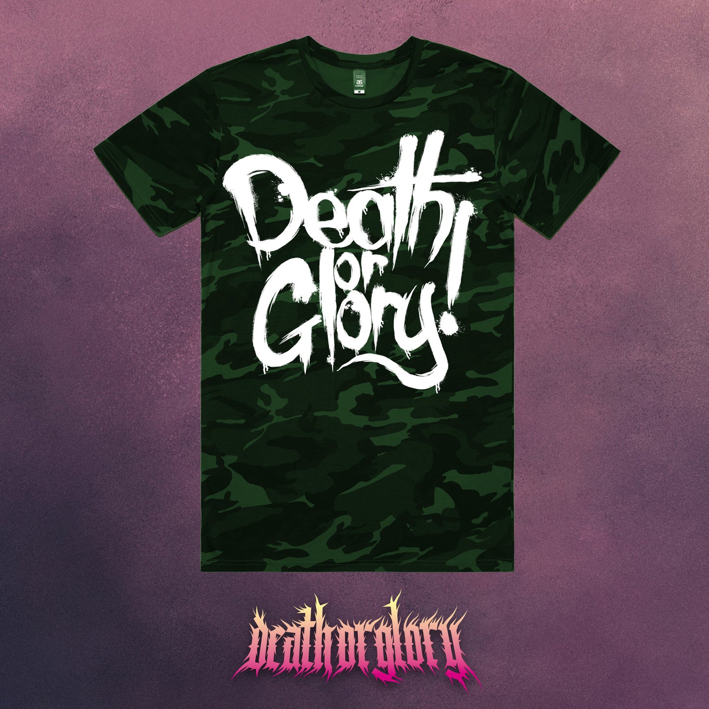 Death or Glory Scrawl logo t-shirt